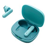 JBL 杰宝 WAVE FLEX 2 半入耳式真无线动圈降噪蓝牙耳机 松石蓝