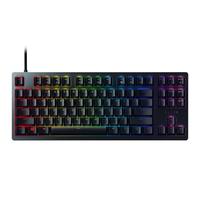 RAZER 雷蛇 猎魂光蛛竞技版 87键 有线机械键盘 黑色 雷蛇红轴（线性光轴）RGB