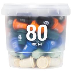 三顿半 数字星球7.0钻石星尘™精品咖啡速溶黑咖啡粉1-6号桶装80颗*3g