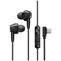 漫步者 HECATE 双擎入耳式HiFi级双动圈四核音乐电影有线耳机type-c麦克风