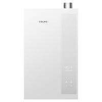 COLMO北极星燃气热水器C2 RECO双芯科技 16L墅级增压大容量 一级能效增压沐浴 AI水伺服恒温增容 16L JSLQ27-C2极地白