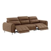  顾家家居 KUKA  90.YG.6312 意式电动沙发 三人位双电动 棕色