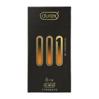 durex 杜蕾斯 001安全套 湿润热感 6只装