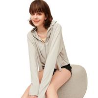 OhSunny 女士短款连帽防晒衣 19SSF050 气质灰 M