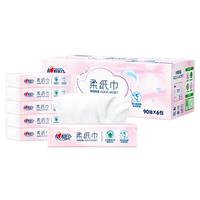 心相印 柔纸巾 3层*90抽*6包(190*132mm)