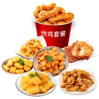 HIFIRST 惠发 炸鸡套餐组合（雪花鸡柳+劲爆鸡米花+洋葱圈+黑胡椒鸡块+咔滋鸡排） 1560g