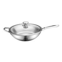 ASD 爱仕达 TV1332 炒锅(32cm、无涂层、304不锈钢)