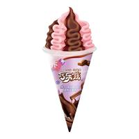 伊利巧乐兹黑巧森林莓大脆筒焦糖烤栗口巧克力香草85g3口味自选 (黑巧+森林莓)口味脆筒85克