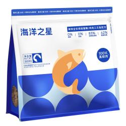 海洋之星 低温烘焙猫粮真鲜肉幼猫成猫粮一斤装（鸡肉三文鱼配方）