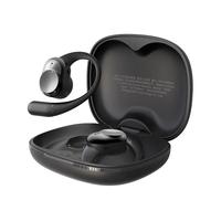 爱国者（aigo）蓝牙耳机挂耳式 骨传导概念 IPX4防水ENC通话降噪开放式不入耳运动跑步耳机 SA08 黑色 【ENC降噪】IPX4防水 黑色