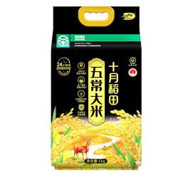 十月稻田 2024年新米 绿色食品 五常大米 10斤（东北大米 香米 十斤）