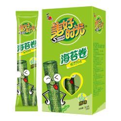 美好时光 泰式原味海苔卷20.5克办公室休闲儿童盒装即食小零食 20.5g