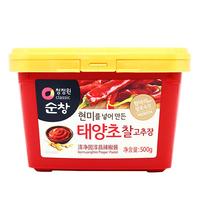 韩国进口清净园淳昌辣椒酱500g  韩式石锅拌饭辣炒年糕甜辣酱