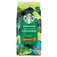 STARBUCKS 星巴克 哥伦比亚咖啡豆200g中度烘焙黑咖啡 坚果风味