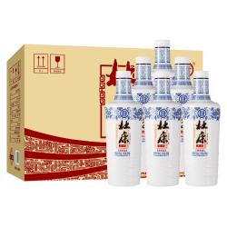 杜康 老窖蓝花瓷尊享版 50%vol 浓香型白酒 500ml*6瓶