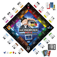 孩之宝 Hasbro MONOPOLY E8978 大富翁桌游 电子银行升级版