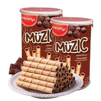 munchy's 马奇新新 注心威化卷 巧克力味 85g*2罐