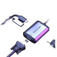 VENTION 威迅 TFAHB Type-C扩展坞 四合一 0.15m 深空灰