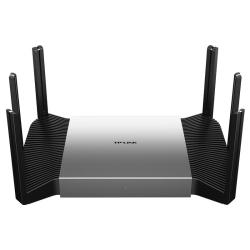 普联 飞流系列 TL-XDR5480 易展Turbo版 双频5400M 家用千兆Mesh无线路由器 WiFi 6 单个装 灰色