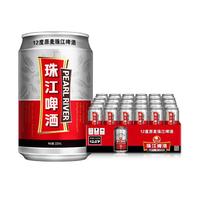 PEARL RIVER 珠江啤酒 12度原麦珠江啤酒 330ml*24听