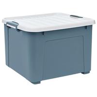 Citylong 禧天龙 X-6154 带轮收纳箱 110L*1个 蓝色