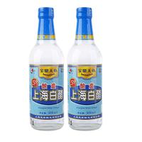 宝鼎上海白醋500ml*2瓶酿造食用醋泡鸡蛋做果醋洗脸泡脚凉拌菜