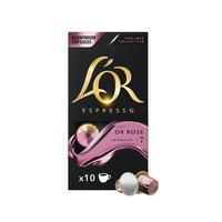 L'OR 暗金玫瑰 重度烘焙 Nespresso 咖啡胶囊 5.2g*10粒