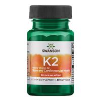 斯旺森 天然维生素K2软胶囊50mcg