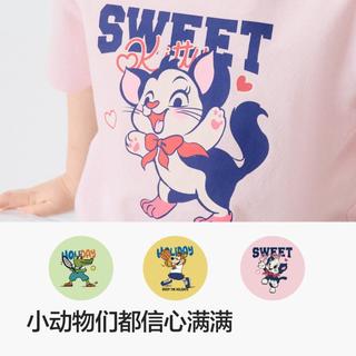 吸湿速干纯棉儿童短袖T恤男童女童夏装2025童装宝宝上衣