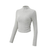gigt极吉瑜伽服女春夏长袖普拉提训练服骑行衣服运动上衣