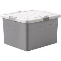 佳帮手收纳箱特大号塑料衣物衣服玩具收纳整理箱子后备箱储物箱盒40L 40L【 50*35*30cm 】4滑轮