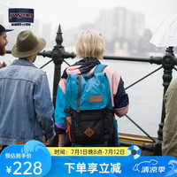 JANSPORT 双肩包男女户外旅行运动登山背 0F3 冷藍（瑕疵）