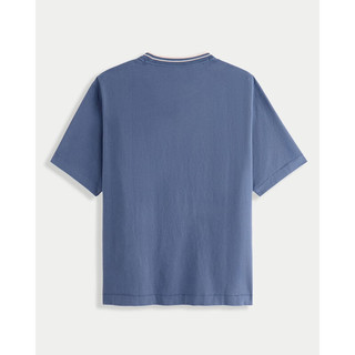 ABERCROMBIE & FITCH【重磅圆领】男装25夏季经典小麋鹿美式短袖T恤KI124-5181 复古蓝 M (180/100A)