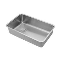 摩恩(MOEN)厨房水槽大单槽台下盆洗菜盆一体盆304不锈钢洗菜池 75×45不锈钢单槽(含下水管)