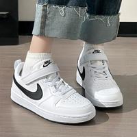 NIKE 耐克 儿童板鞋男女小童COURT魔术贴低帮耐磨运动鞋