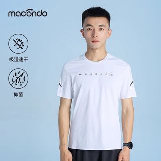 马孔多 吸湿速干 男女通用 运动短袖T恤