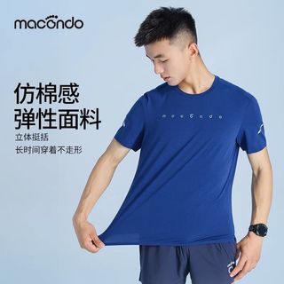 马孔多 吸湿速干 男女通用 运动短袖T恤