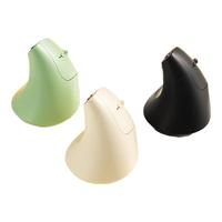 B.O.W  新款人体工学无线静音鼠标高颜值垂直护腕可充电 笔记本平板电脑男女生居家办公用舒适便携 -无线垂直墩墩鼠标+护腕鼠标垫【充电】