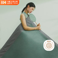 8H 青绿腰艾草床笠款藤席凉席 双人三件套 冰蓝色150 200 可折叠