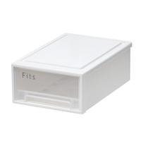 天马 组合式抽屉柜 桌面抽屉盒 学生宿舍收纳盒 米白色 主商品*1