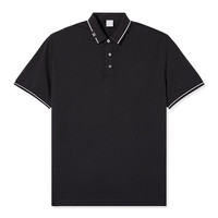 卡宾男装LOGO印花polo衫短袖24夏上衣A22421 煤黑01 2XL (185) 54