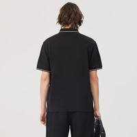 卡宾男装LOGO印花polo衫短袖24夏上衣A22421 煤黑01 XL (180) 52
