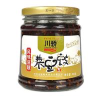 川骄 四川特产风味豆豉牛肉酱传统发酵工艺下饭菜 炒菜拌下饭菜拌面酱 豆豉牛肉酱/瓶
