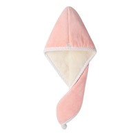 净泡 Jepoo 干发帽女吸水双层加厚包头巾洗头擦头发超强速干毛巾浴帽 双层干发帽1条装