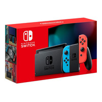 任天堂 Nintendo 国行版 Switch游戏主机 续航加强版 红蓝