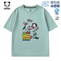 HIPANDA/你好熊猫 透气 男士短袖T恤