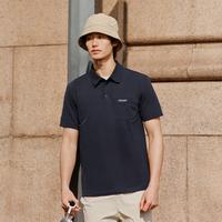 斯凯奇 顺滑舒弹运动男T恤夏季凉感速干男polo衫短袖衫