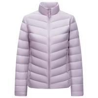 波司登（BOSIDENG）25年短款轻薄羽绒服女90绒户外野营登山旅游外套B250131006 柔雾粉1827-25-浅春色 M 165/88A 110斤-120斤