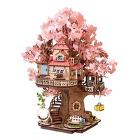 rolife若来樱梦树屋3d立体拼图积木玩具手工木质拼装模型