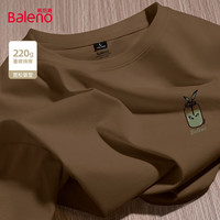 班尼路 纯棉 短袖T恤 趣味 220g 重磅纯棉